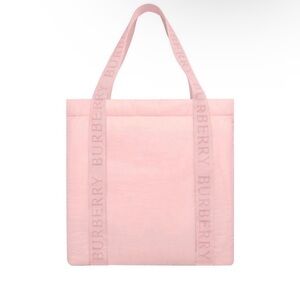 Burberry Pale Pink Logo Strap Tote